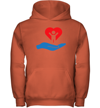 Load image into Gallery viewer, Family Shirt My Hand Heart Autism Awareness Youth Hoodie