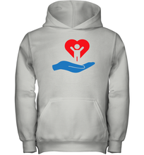 Load image into Gallery viewer, Family Shirt My Hand Heart Autism Awareness Youth Hoodie