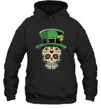 Load image into Gallery viewer, Sugar Skull Of Dead Shirt St. Patrick's Day Hoodie