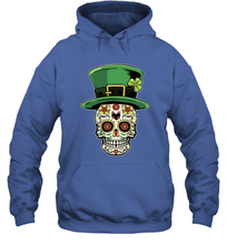 Load image into Gallery viewer, Sugar Skull Of Dead Shirt St. Patrick's Day Hoodie