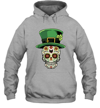 Load image into Gallery viewer, Sugar Skull Of Dead Shirt St. Patrick's Day Hoodie