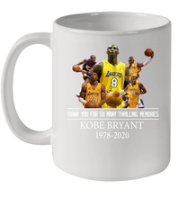 Load image into Gallery viewer, Kobe Bryant Black Mamba Thanks For So Many Thrilling Memories Ceramic Mug 11oz