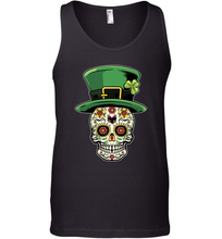 Load image into Gallery viewer, Sugar Skull Of Dead Shirt St. Patrick's Day Tank Top