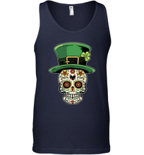Load image into Gallery viewer, Sugar Skull Of Dead Shirt St. Patrick's Day Tank Top