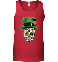 Load image into Gallery viewer, Sugar Skull Of Dead Shirt St. Patrick's Day Tank Top