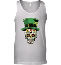 Load image into Gallery viewer, Sugar Skull Of Dead Shirt St. Patrick's Day Tank Top