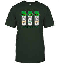 Load image into Gallery viewer, St Patrick's Irish Day Lepreclawns Lucky Shamrock Drinking T-Shirt