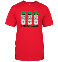 Load image into Gallery viewer, St Patrick's Irish Day Lepreclawns Lucky Shamrock Drinking T-Shirt