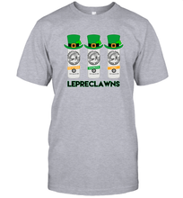 Load image into Gallery viewer, St Patrick's Irish Day Lepreclawns Lucky Shamrock Drinking T-Shirt