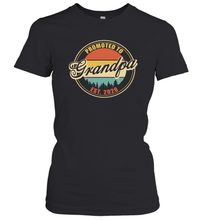 Load image into Gallery viewer, Family Shirt First Time New Grandpa Est 2020 Vintage Women's T-Shirt