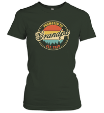 Load image into Gallery viewer, Family Shirt First Time New Grandpa Est 2020 Vintage Women's T-Shirt