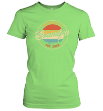 Load image into Gallery viewer, Family Shirt First Time New Grandpa Est 2020 Vintage Women's T-Shirt
