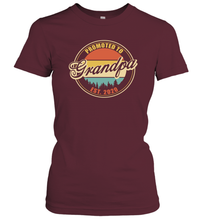 Load image into Gallery viewer, Family Shirt First Time New Grandpa Est 2020 Vintage Women's T-Shirt