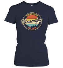 Load image into Gallery viewer, Family Shirt First Time New Grandpa Est 2020 Vintage Women's T-Shirt