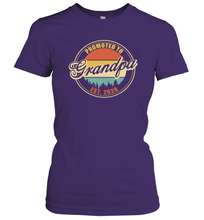 Load image into Gallery viewer, Family Shirt First Time New Grandpa Est 2020 Vintage Women's T-Shirt