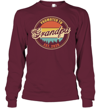 Load image into Gallery viewer, Family Shirt First Time New Grandpa Est 2020 Vintage Youth Long Sleeve