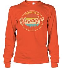 Load image into Gallery viewer, Family Shirt First Time New Grandpa Est 2020 Vintage Youth Long Sleeve