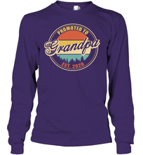 Load image into Gallery viewer, Family Shirt First Time New Grandpa Est 2020 Vintage Youth Long Sleeve