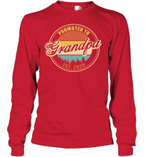 Load image into Gallery viewer, Family Shirt First Time New Grandpa Est 2020 Vintage Youth Long Sleeve