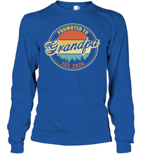 Load image into Gallery viewer, Family Shirt First Time New Grandpa Est 2020 Vintage Youth Long Sleeve