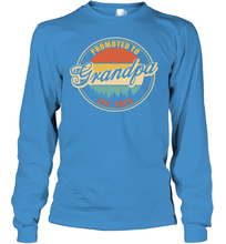 Load image into Gallery viewer, Family Shirt First Time New Grandpa Est 2020 Vintage Youth Long Sleeve