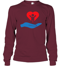 Load image into Gallery viewer, Family Shirt My Hand Heart Autism Awareness Long Sleeve T-Shirt