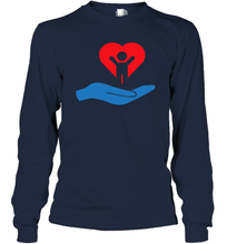 Load image into Gallery viewer, Family Shirt My Hand Heart Autism Awareness Long Sleeve T-Shirt