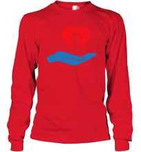 Load image into Gallery viewer, Family Shirt My Hand Heart Autism Awareness Long Sleeve T-Shirt