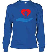 Load image into Gallery viewer, Family Shirt My Hand Heart Autism Awareness Long Sleeve T-Shirt