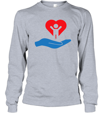 Load image into Gallery viewer, Family Shirt My Hand Heart Autism Awareness Long Sleeve T-Shirt