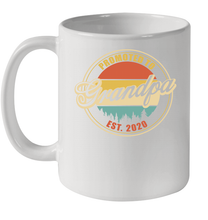 Load image into Gallery viewer, Family Shirt First Time New Grandpa Est 2020 Vintage Ceramic Mug 11oz