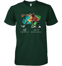 Load image into Gallery viewer, Kobe Bryant And Michael Jordan Signatures Graphic Premium Men's T-Shirt