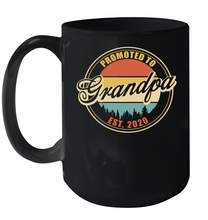 Load image into Gallery viewer, Family Shirt First Time New Grandpa Est 2020 Vintage Ceramic Mug 15oz