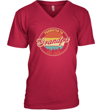 Load image into Gallery viewer, Family Shirt First Time New Grandpa Est 2020 Vintage V-Neck T-Shirt