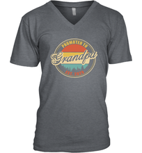 Load image into Gallery viewer, Family Shirt First Time New Grandpa Est 2020 Vintage V-Neck T-Shirt