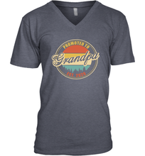 Load image into Gallery viewer, Family Shirt First Time New Grandpa Est 2020 Vintage V-Neck T-Shirt