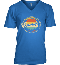Load image into Gallery viewer, Family Shirt First Time New Grandpa Est 2020 Vintage V-Neck T-Shirt