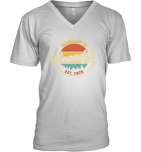 Load image into Gallery viewer, Family Shirt First Time New Grandpa Est 2020 Vintage V-Neck T-Shirt