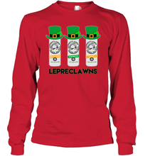 Load image into Gallery viewer, St Patrick's Irish Day Lepreclawns Lucky Shamrock Drinking Youth Long Sleeve