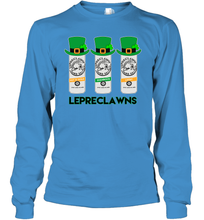 Load image into Gallery viewer, St Patrick's Irish Day Lepreclawns Lucky Shamrock Drinking Youth Long Sleeve