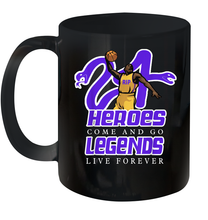 Load image into Gallery viewer, Kobe Bryant Black Mamba 24 NBA Legend Live Forever Ceramic Mug 11oz
