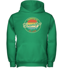 Load image into Gallery viewer, Family Shirt First Time New Grandpa Est 2020 Vintage Youth Hoodie