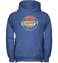 Load image into Gallery viewer, Family Shirt First Time New Grandpa Est 2020 Vintage Youth Hoodie