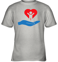 Load image into Gallery viewer, Family Shirt My Hand Heart Autism Awareness Youth T-Shirt