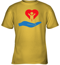 Load image into Gallery viewer, Family Shirt My Hand Heart Autism Awareness Youth T-Shirt