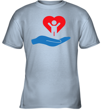 Load image into Gallery viewer, Family Shirt My Hand Heart Autism Awareness Youth T-Shirt
