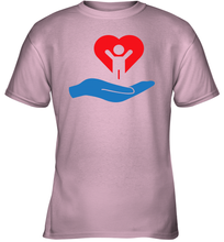 Load image into Gallery viewer, Family Shirt My Hand Heart Autism Awareness Youth T-Shirt