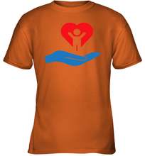 Load image into Gallery viewer, Family Shirt My Hand Heart Autism Awareness Youth T-Shirt