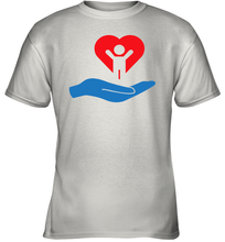 Load image into Gallery viewer, Family Shirt My Hand Heart Autism Awareness Youth T-Shirt