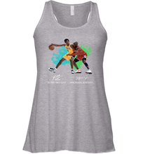 Load image into Gallery viewer, Kobe Bryant And Michael Jordan Signatures Graphic Racerback Tank